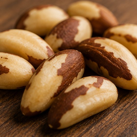 A single Brazil nut.